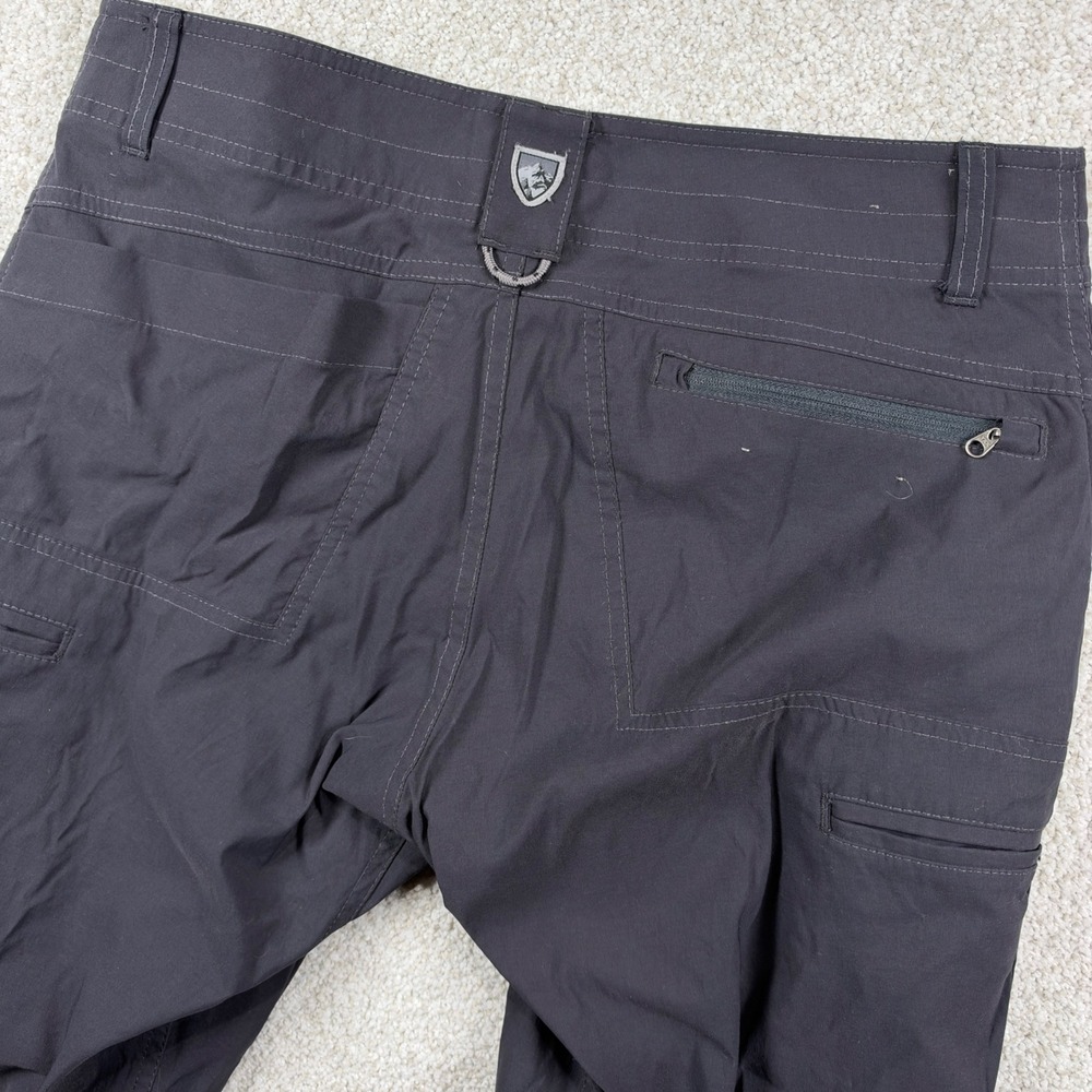 KUHL Renegade Pants Mens 32x32 Black Hiking Outdoor Stretch Cargo Trousers